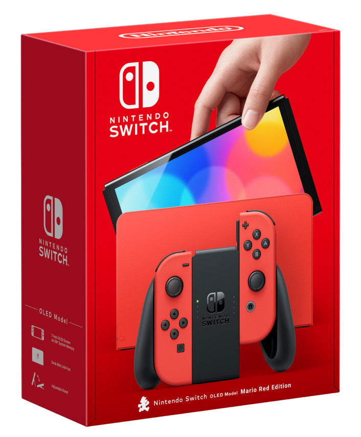Nintendo Switch OLED Model Console Mario Red Edition